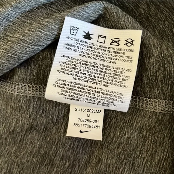 Nike Gray Fitted Sleeveless Tank Top - Picture 6 of 7